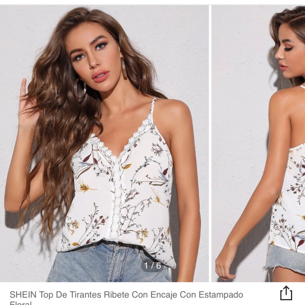 Brand new white tank top.